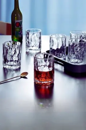 Verres à whisky premium 260ml – Une texture raffinée pour une prise en main agréable