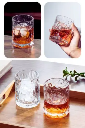 Verre à whisky cristal texturé 260ml - Une prise en main parfaite pour une dégustation réussie