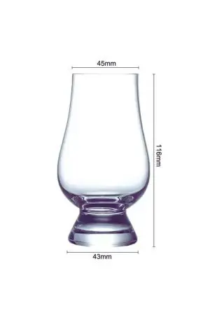 Verres Glencairn en cristal sur un plateau – Parfait pour les dégustations entre connaisseurs
