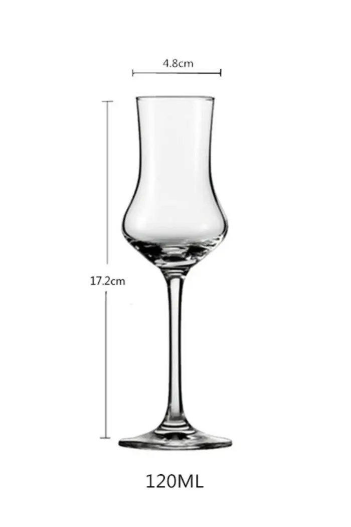Verre tulipe dégustation 120 ml - Parfait pour le whisky, cognac et autres spiritueux