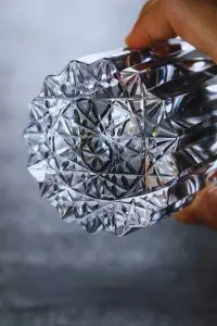 Verre à whisky cristal taillé 200ml - Un chef-d'œuvre inspiré de l’art verrier japonais.