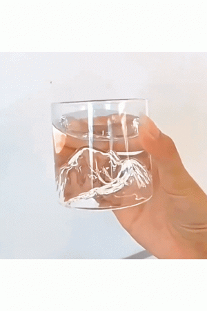 Verre à whisky montagne 180ml - Mettez en lumière votre spiritueux